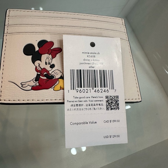 🌟SOLD🌟 NWT Disney x Kate Spade New York Minnie Bag & Cardholder Set - Picture 9 of 13